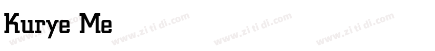 Kurye Medium字体转换